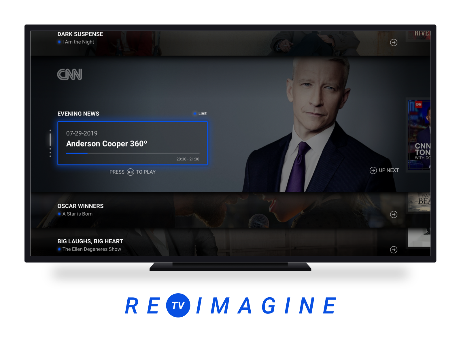 Re-imagine TV App
