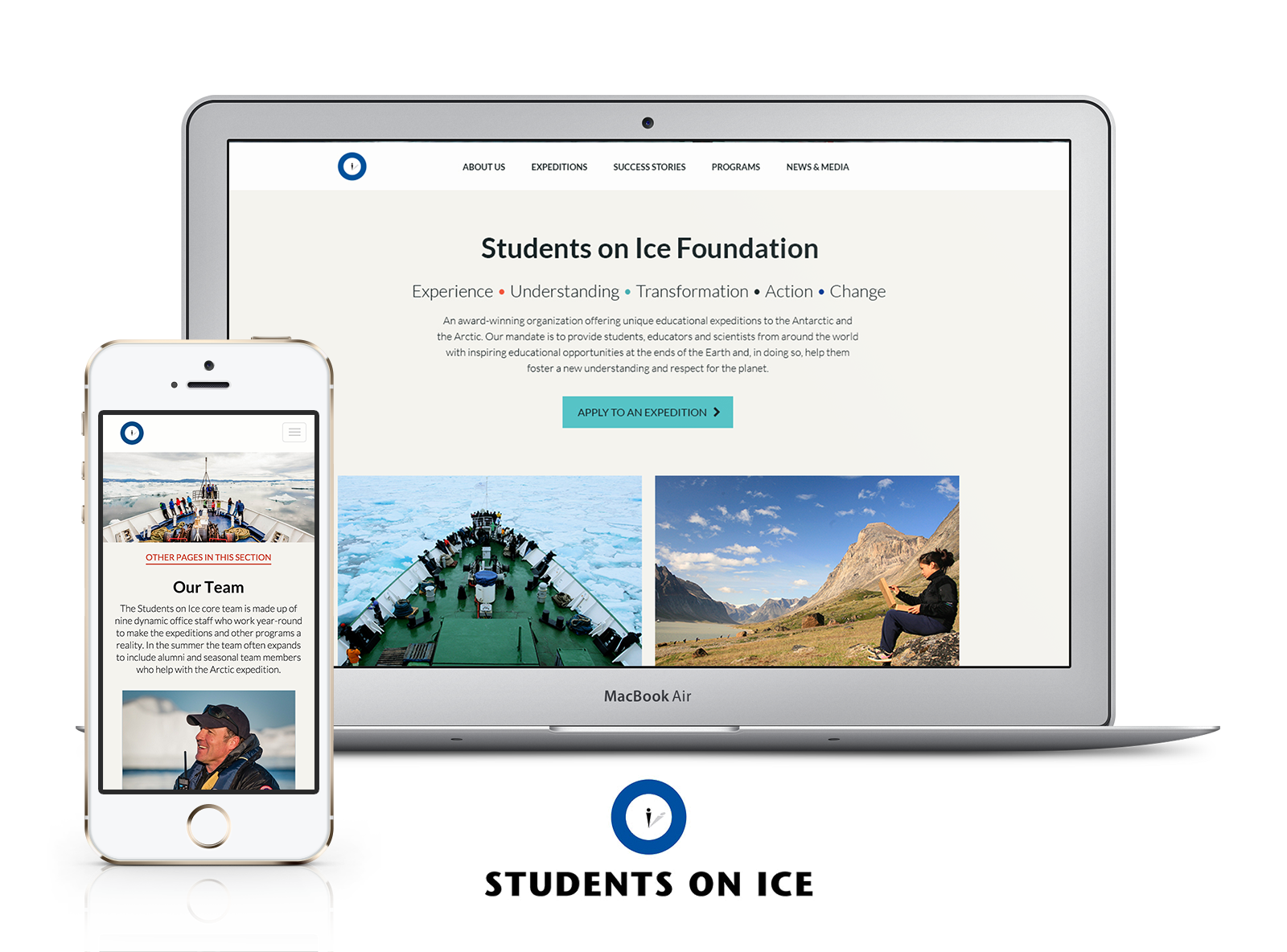 Student's on Ice Foundation Website